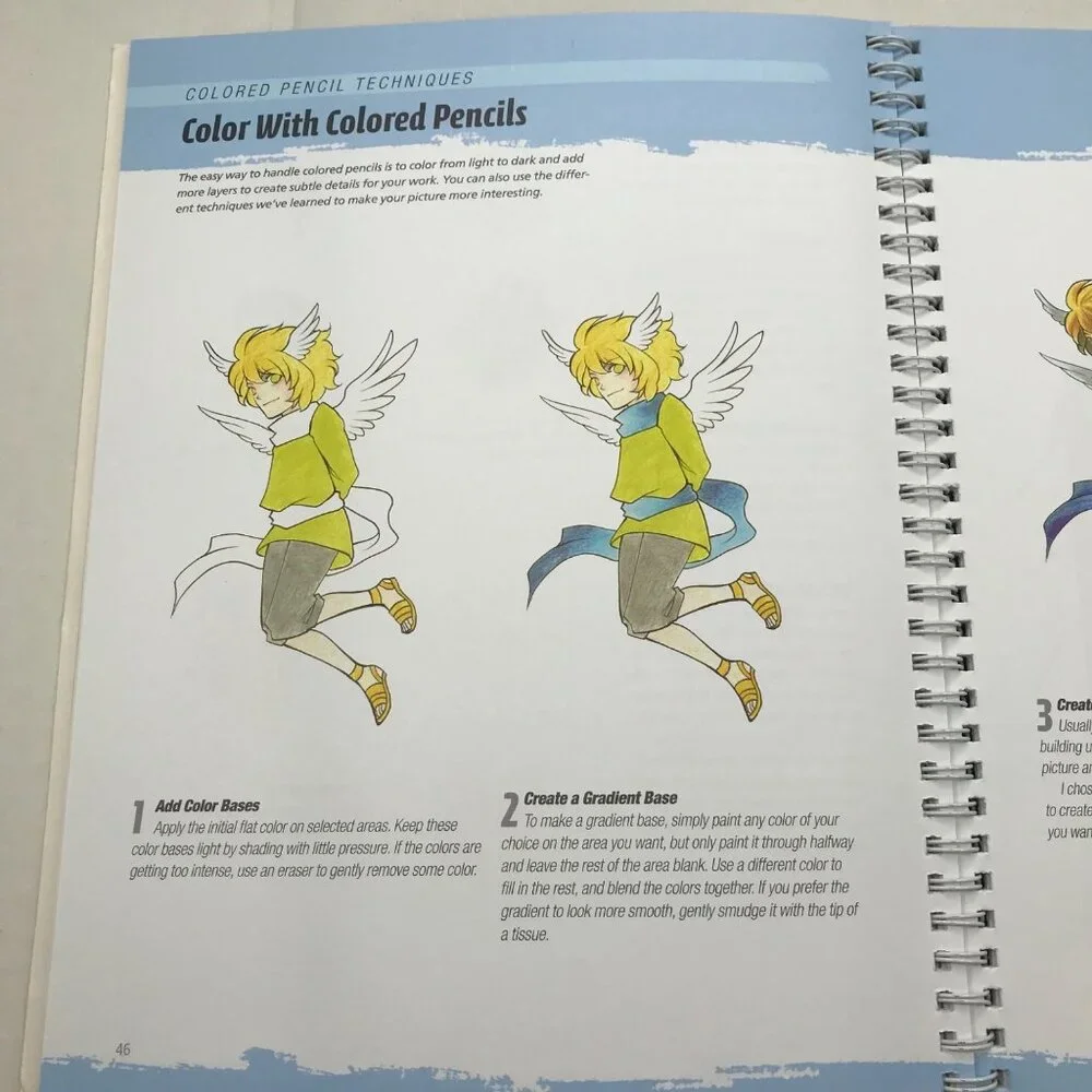 Impact Books Shojo Manga Color Workbook New